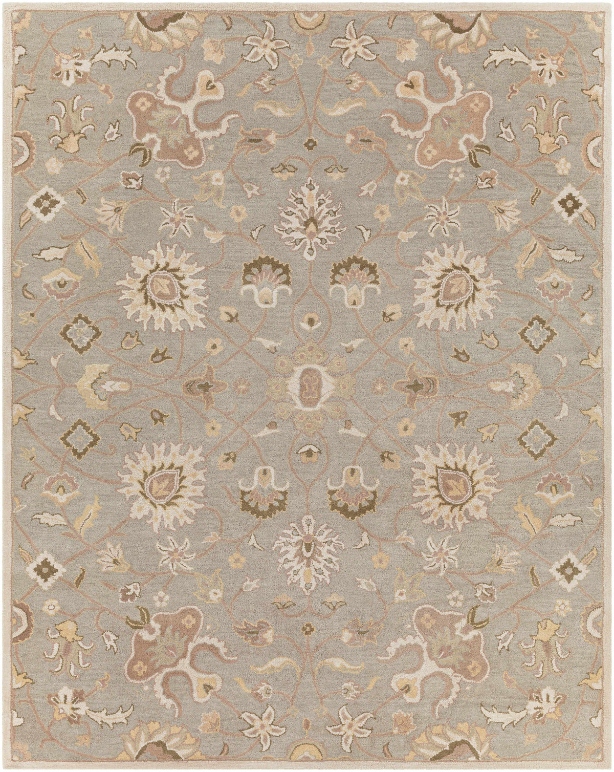 Logville Hand Tufted Light Olive 1121 Area Rug