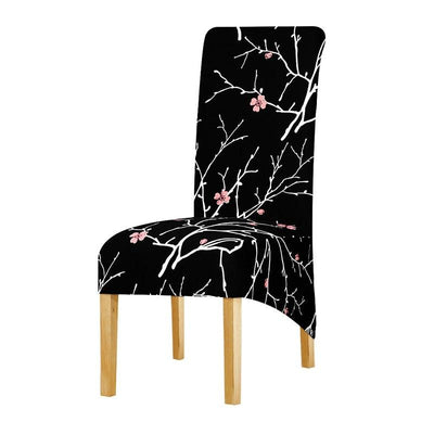 Long Backrest High Elastic Chair Cover European Backrest Seat Cover Home Washable Living Room Restaurant Hotel Party Banquet Dining Chair Cover Stretch Chair Slipcover, Spandex Elastic Removable Washable Chair Seat Covers Protector for Dining Room