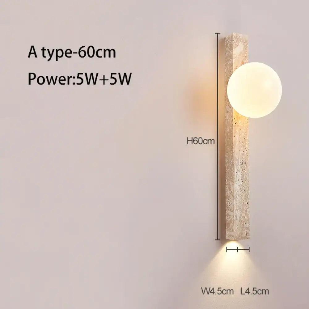 Long LED Retro Wall Sconce | Bedroom & Bedside Lighting