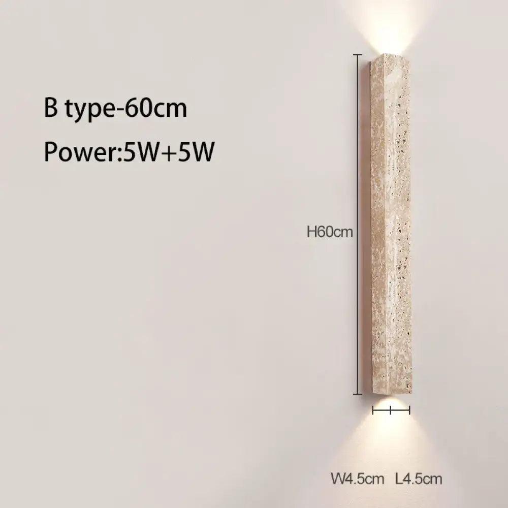 Long LED Retro Wall Sconce | Bedroom & Bedside Lighting