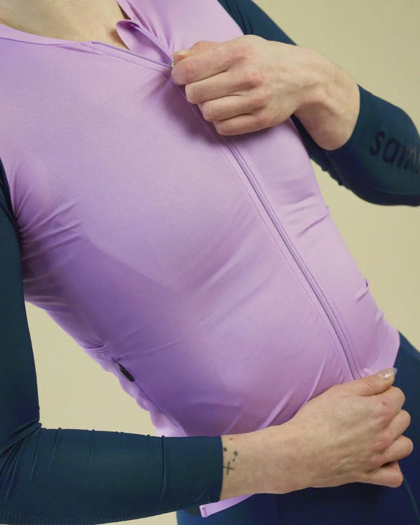 Endurance Long Sleeve Jersey - Deep Sea Orchid