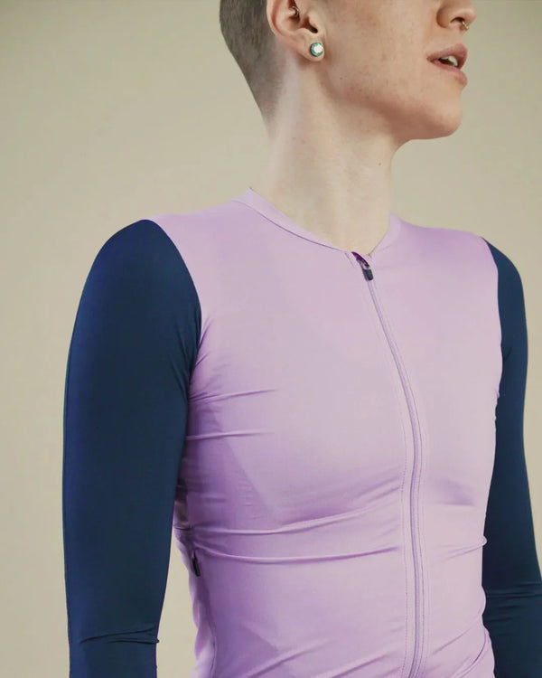 Endurance Long Sleeve Jersey - Deep Sea Orchid