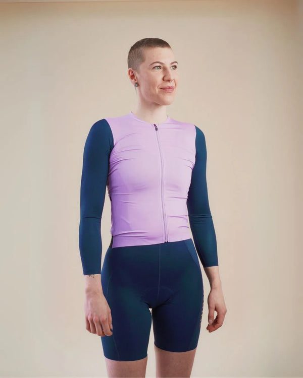 Endurance Long Sleeve Jersey - Deep Sea Orchid