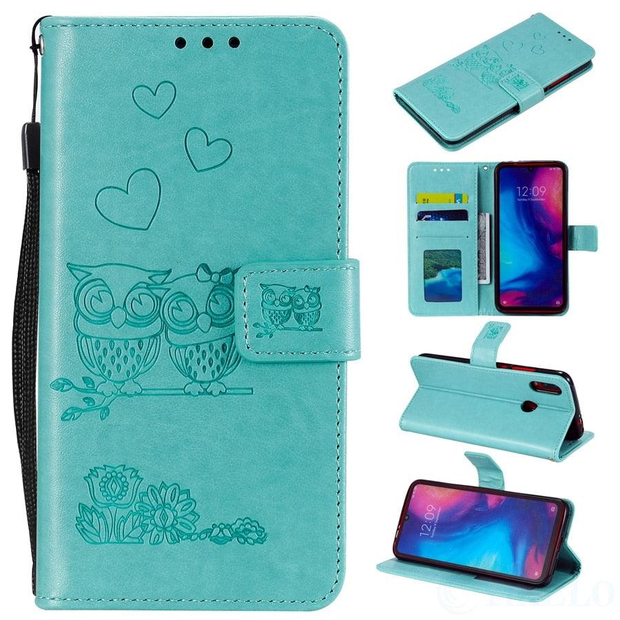 Love Couple Leather Case For iPhone 12 11 Pro  mini Phone Flip Wallet Soft Cover Shockproof Floral Cute Modern Leather Wallet Phone Case For iPhone