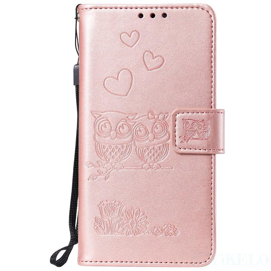Love Couple Leather Case For iPhone 12 11 Pro  mini Phone Flip Wallet Soft Cover Shockproof Floral Cute Modern Leather Wallet Phone Case For iPhone