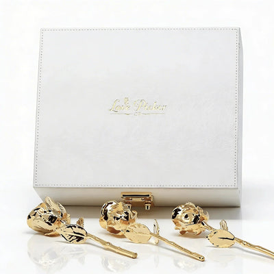 Customizable Trio of Gold, Silver or Platinum 7