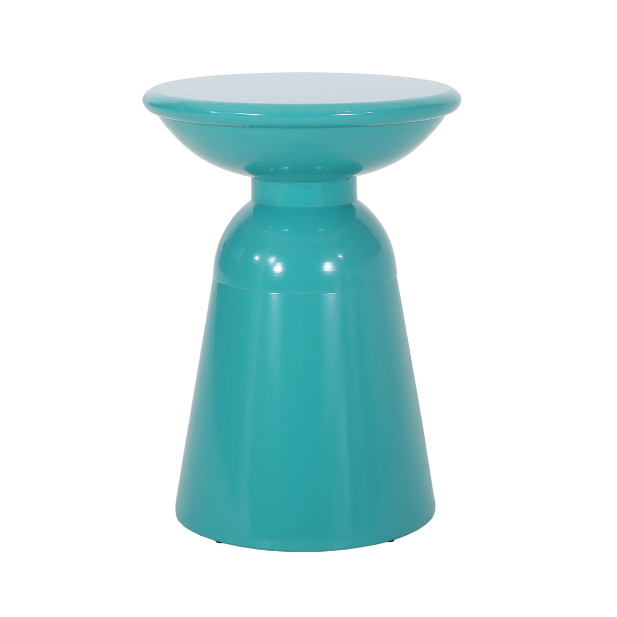 Outdoor Metal End Table - Large