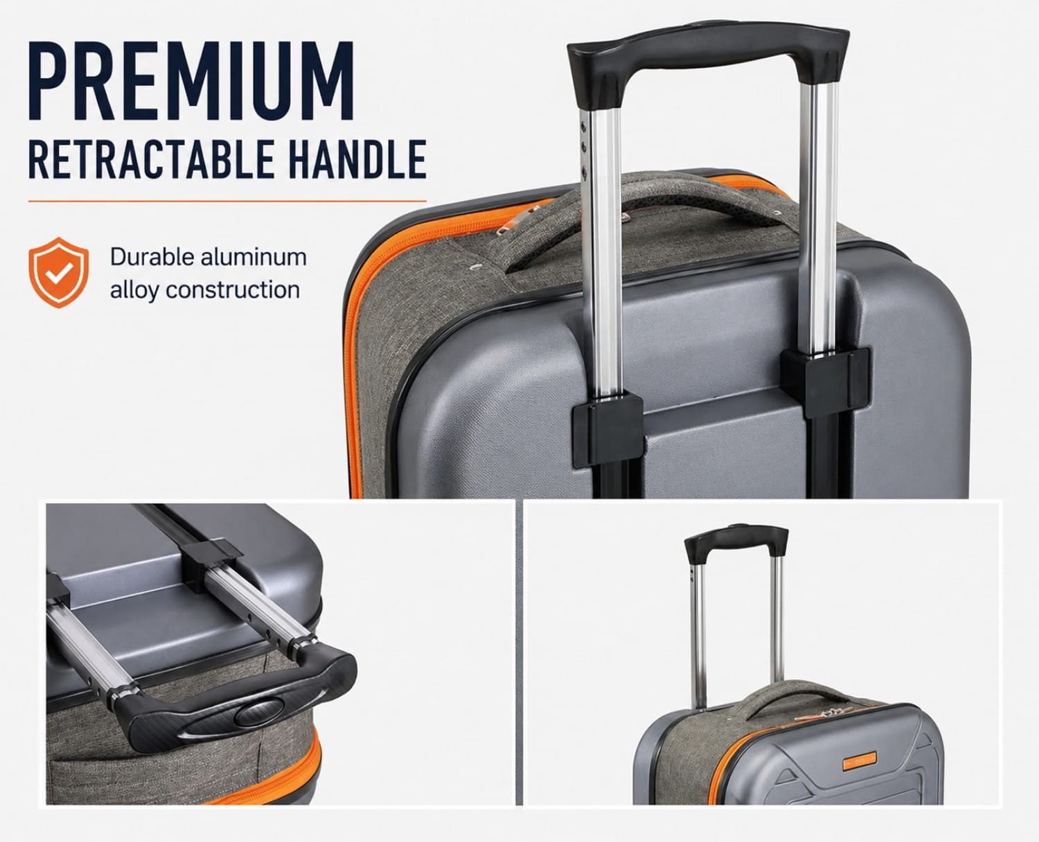 Sahara 20-Inch Collapsible Carry-On Luggage - Foldable Hardshell Suitcase