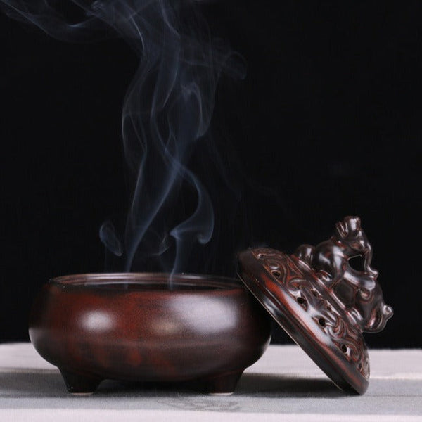 Traditional Lucky Brave Incense Coil Burner Censer