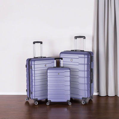 Luggage Suitcase 3 Piece Sets Hardside Carry-on luggage with Spinner Wheels 20