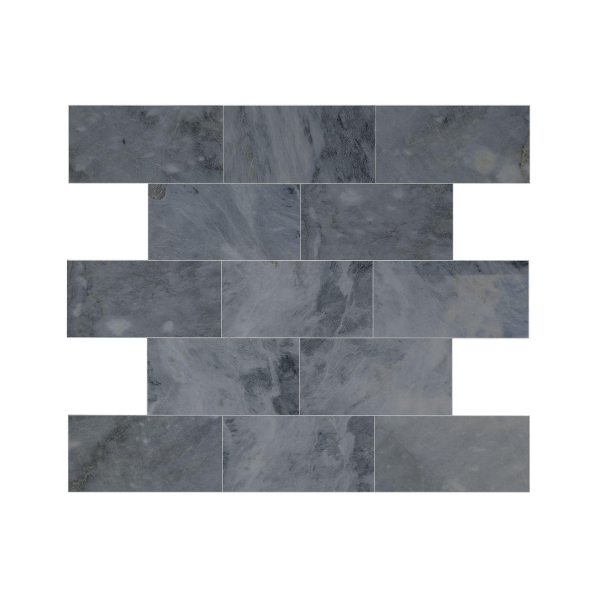 Luna Sky Gray Marble Tiles Polished Wall and Floor Tile 12