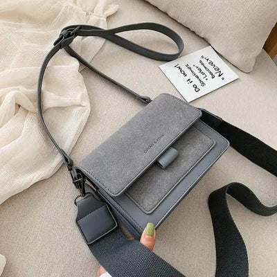 Luxuries Mini PU Leather Flap Bags For Women Ladies Shoulder Handbags - Female Trendy Cross Body Mobile Phone Bag