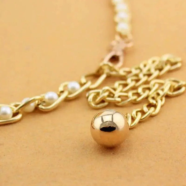 Luxurious Metal Adjustable Thin Strap Body Link Belts For Women Fashion Long Tassel Belly Metal Chain Waistbands For Women