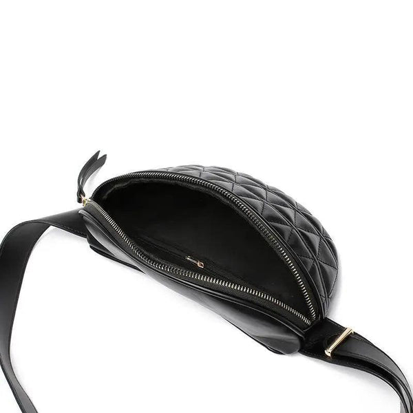 Luxurious Women PU Leather Waist Bags Waterproof Belt Bag Cross Body Fanny Pack Travel Bum Bag