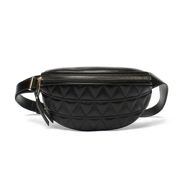 Luxurious Women PU Leather Waist Bags Waterproof Belt Bag Cross Body Fanny Pack Travel Bum Bag
