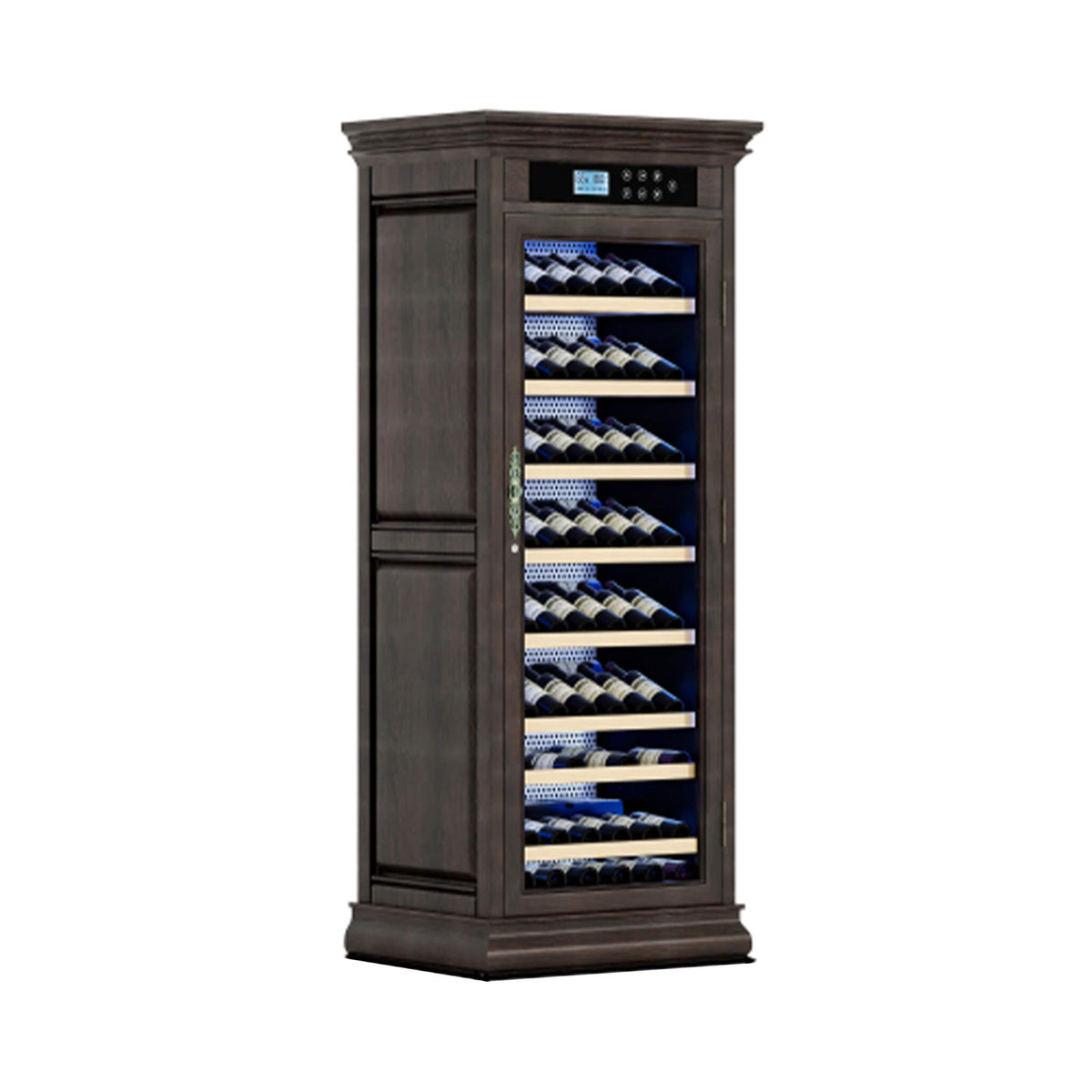 102-Bottle 10.6 Cu.Ft Wine Cooler Cabinet With LED Lighting And Temperature Control (SAK69027)