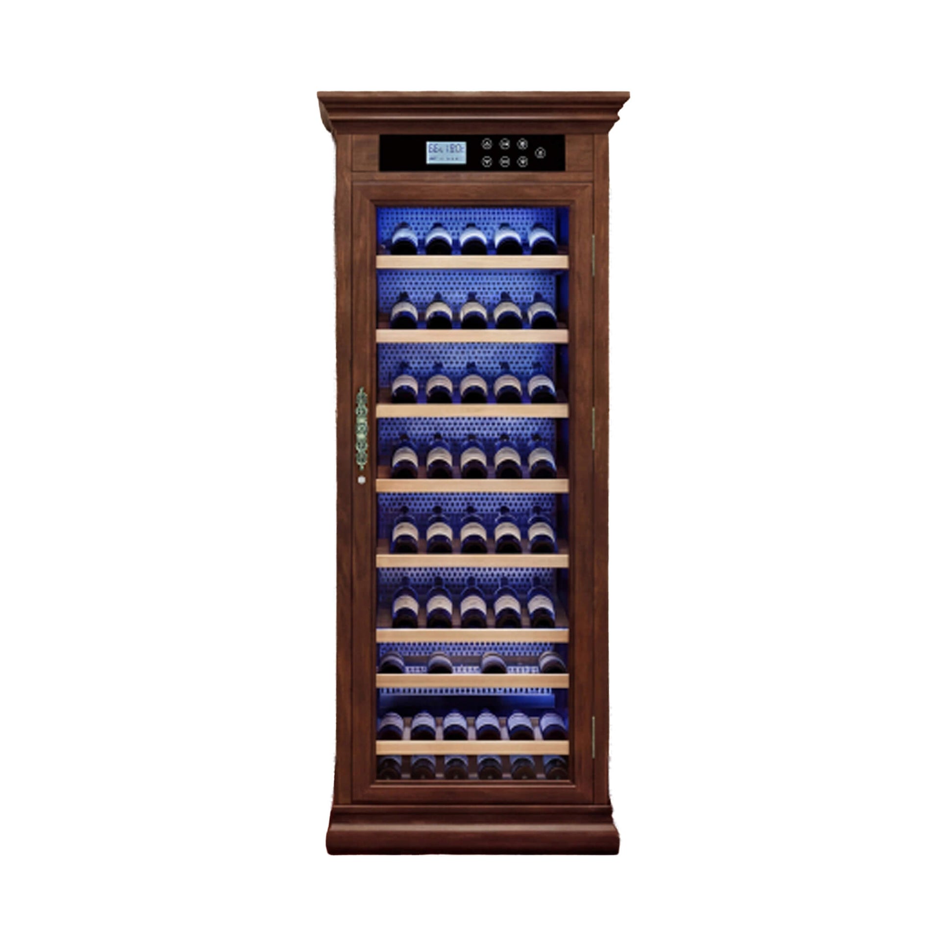 102-Bottle 10.6 Cu.Ft Wine Cooler Cabinet With LED Lighting And Temperature Control (SAK69027)