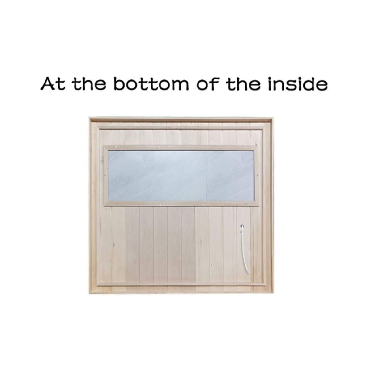 Ivara Luxury 2-Person Hemlock Wood FAR Infrared Sauna Room W/ Glass Door, 1750W (SAK81525)