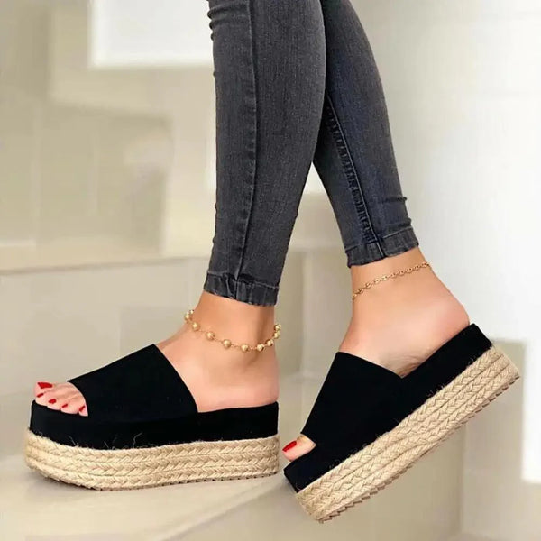 Luxury Black Women Sandals Elegant High Heels Summer Style Comfortable New Sandals For Womens