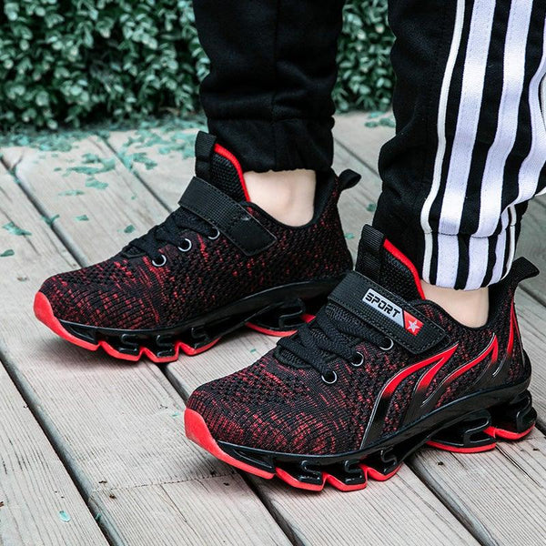 Luxury Boys Sneakers Kids Running Outdoor Children Sport Tennis Breathable Non-slip Sole Sneakers Outdoor Sport Walking Fashion Sneakers