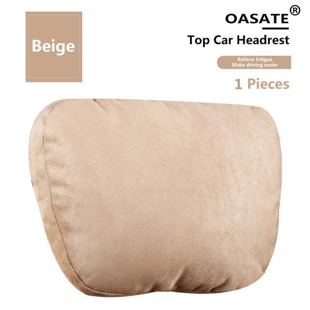 Luxury Car Neck Pillow Car Travel Neck Rest Pillows Seat Cushion Support Car Headrest Neck Support Seat Design Class Soft Universal Adjustable Car Neck Pillow Waist Pillow Universal Driving Seat Car Pillow Sleeping Neck Headrest