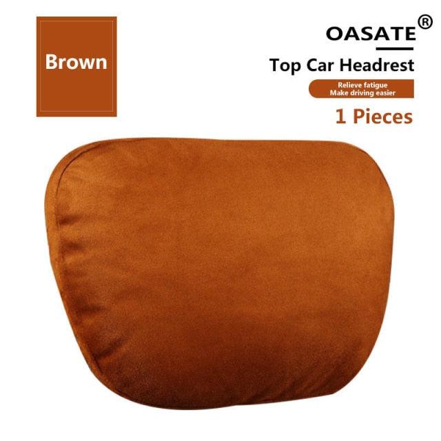 Luxury Car Neck Pillow Car Travel Neck Rest Pillows Seat Cushion Support Car Headrest Neck Support Seat Design Class Soft Universal Adjustable Car Neck Pillow Waist Pillow Universal Driving Seat Car Pillow Sleeping Neck Headrest