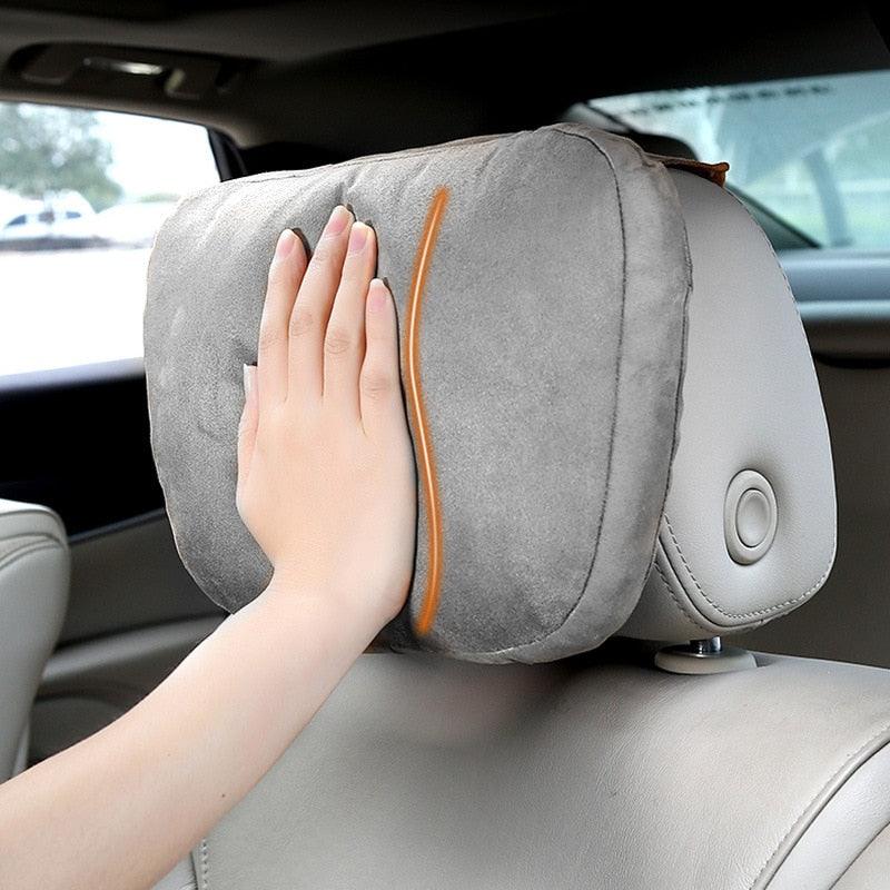 Luxury Car Neck Pillow Car Travel Neck Rest Pillows Seat Cushion Support Car Headrest Neck Support Seat Design Class Soft Universal Adjustable Car Neck Pillow Waist Pillow Universal Driving Seat Car Pillow Sleeping Neck Headrest