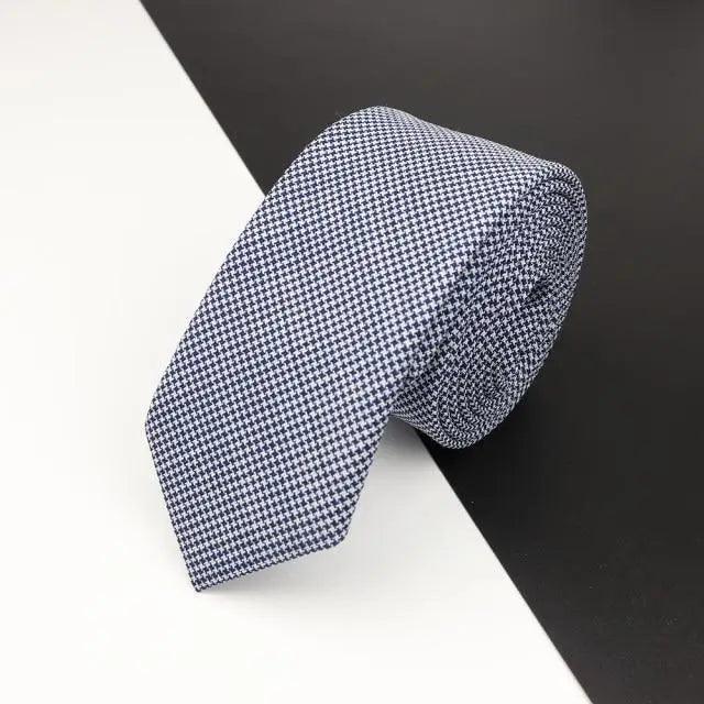 Luxury High Quality Black Grey Skinny Wool Tie For Men Business Meeting Necktie Fashionable Design Excellent Men Gift