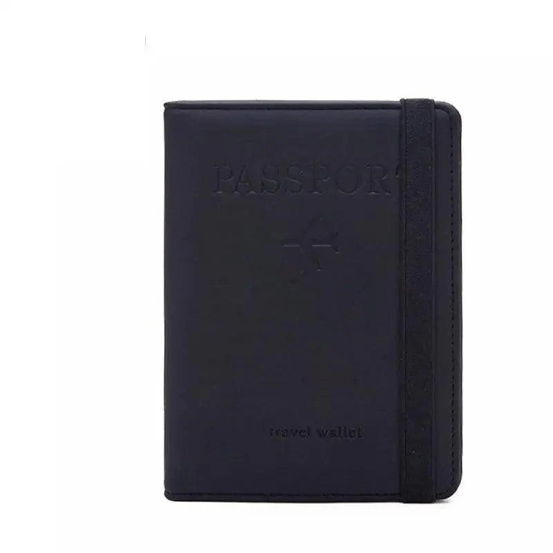 Luxury Leather Passport Elegant Cover Travel Passport Wallet Holder Document Organizer Case Men And Women Accessories