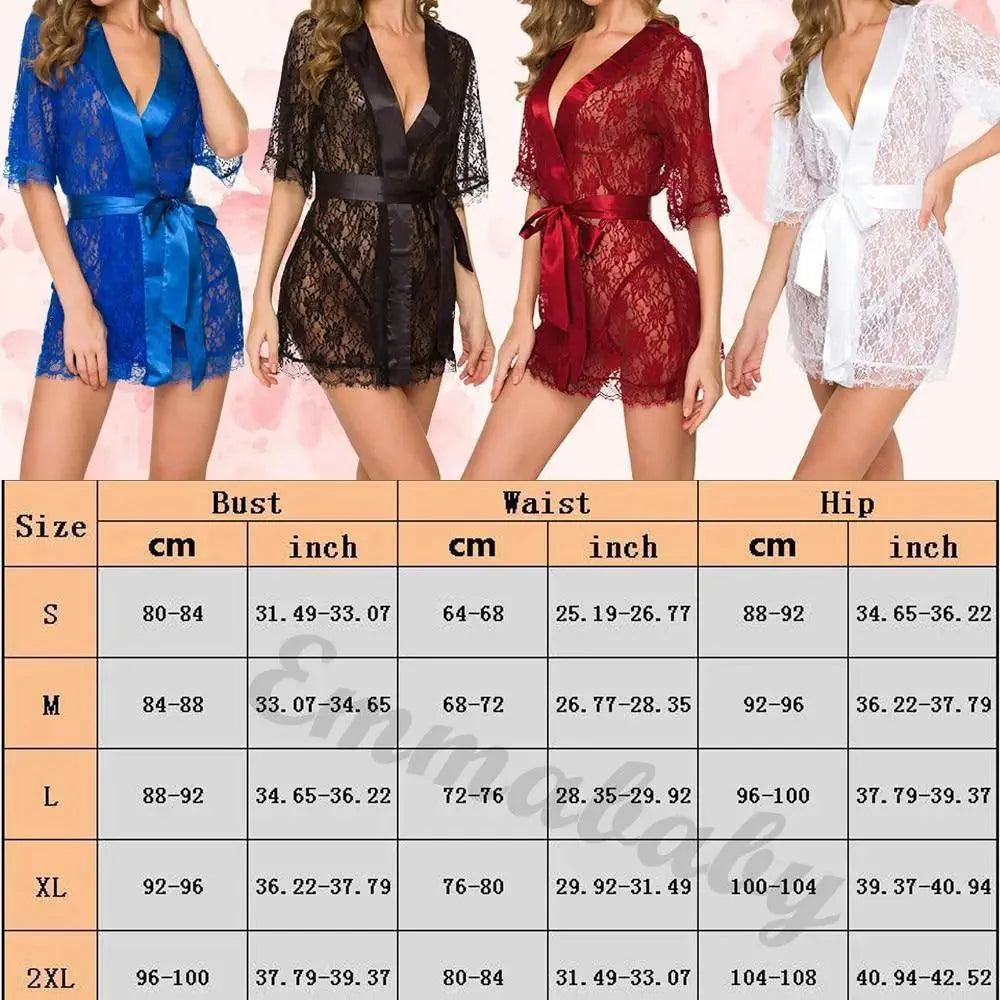 Luxury Lightweight Ladies Nightwear Elegant Short Gorgeous Design Bathrobe Sleepwear For Women