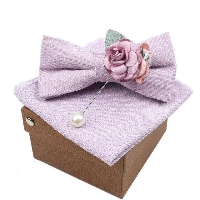 Luxury Men Cotton Colorful Bowtie Elegant Design Perfect Gifts For Men Fashionable Party Bowtie