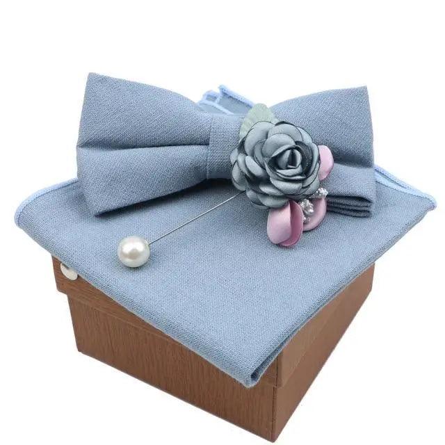 Luxury Men Cotton Colorful Bowtie Elegant Design Perfect Gifts For Men Fashionable Party Bowtie