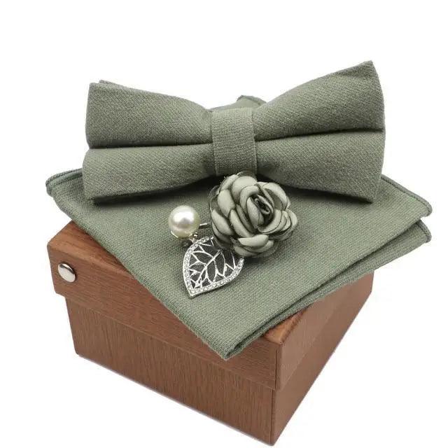 Luxury Men Cotton Colorful Bowtie Elegant Design Perfect Gifts For Men Fashionable Party Bowtie