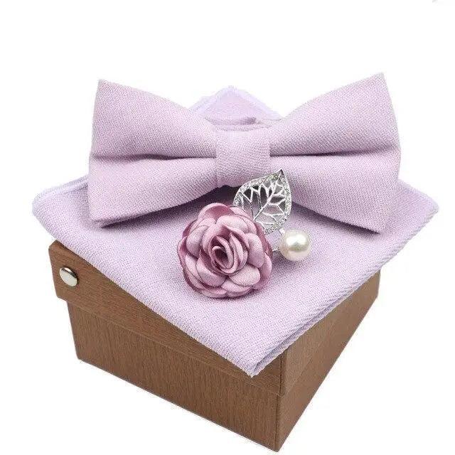 Luxury Men Cotton Colorful Bowtie Elegant Design Perfect Gifts For Men Fashionable Party Bowtie