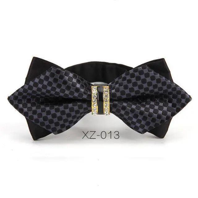 Luxury Men Polyester Bowtie Fashionable Bowtie Stylish Design Wedding Parties Bowties