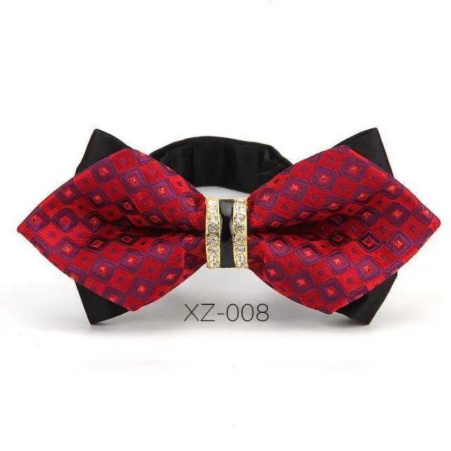 Luxury Men Polyester Bowtie Fashionable Bowtie Stylish Design Wedding Parties Bowties