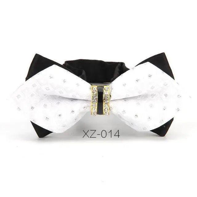 Luxury Men Polyester Bowtie Fashionable Bowtie Stylish Design Wedding Parties Bowties