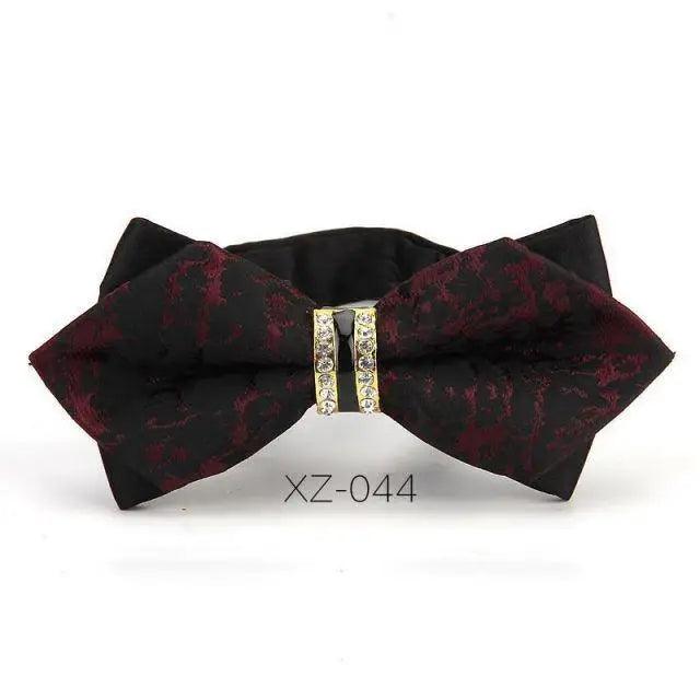 Luxury Men Polyester Bowtie Fashionable Bowtie Stylish Design Wedding Parties Bowties