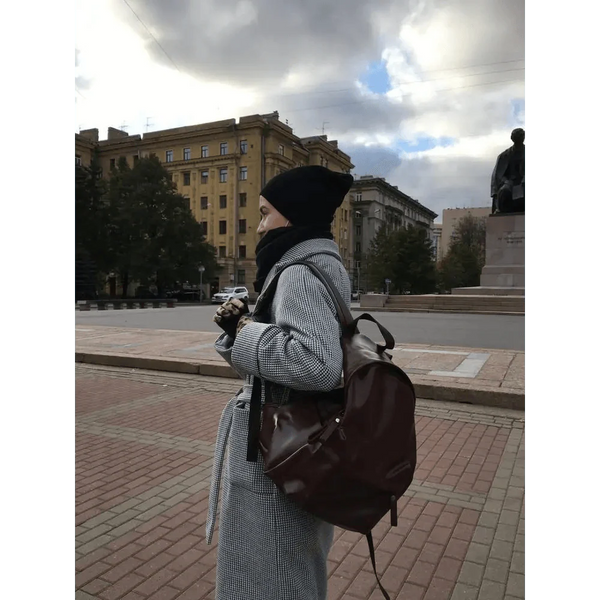 Luxury Modern Women Unique Style Women Backpack Leather School Bag For Teengers Gilrs Large capacity PU Travel backpack