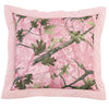 Luxury Pink Camo Euro Sham