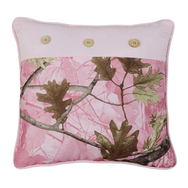 Luxury Pink Camo Oak Pillow - Gifts for You 'n Me