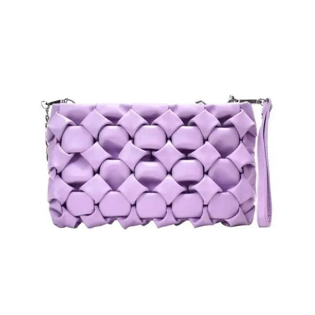 Luxury Purses Handbags Clutches And Shoulder Bags For Women And Girls Designer Leather Crossbody Metal Chain Bag