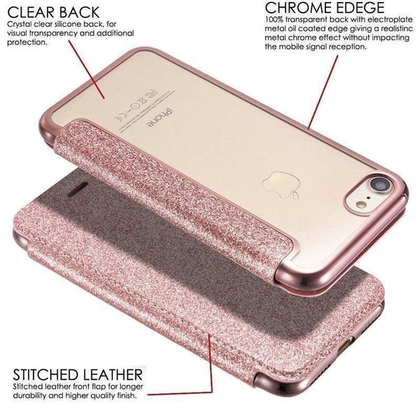 Luxury Slim Leather Wallet Flip Case For iPhone 14 Pro 13 12 Card Holder Cover Shock-Absorption Anti-Scratch Bumper Back Cover for New iPhone
