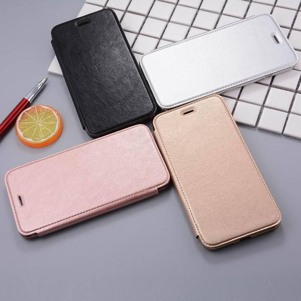 Luxury Slim Leather Wallet Flip Case For iPhone 14 Pro 13 12 Card Holder Cover Shock-Absorption Anti-Scratch Bumper Back Cover for New iPhone