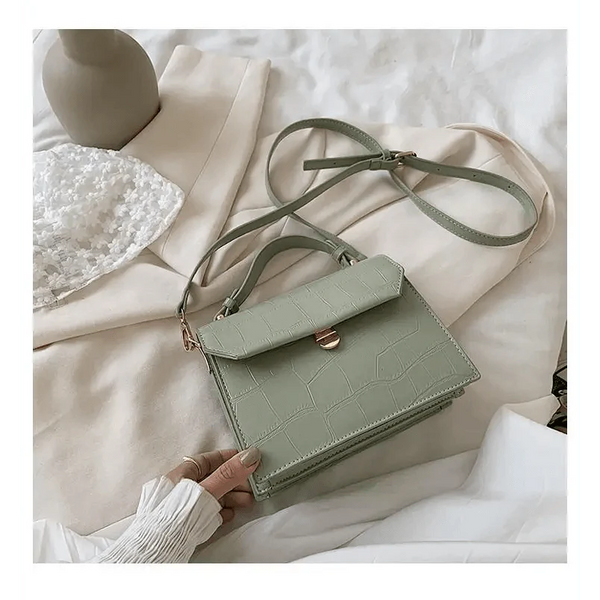 Luxury Snow White Crossbody Bags For Women And Girls Small PU Leather Handbag - Ladies Designer Evening Bags