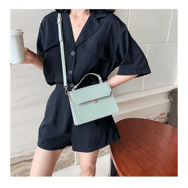 Luxury Snow White Crossbody Bags For Women And Girls Small PU Leather Handbag - Ladies Designer Evening Bags