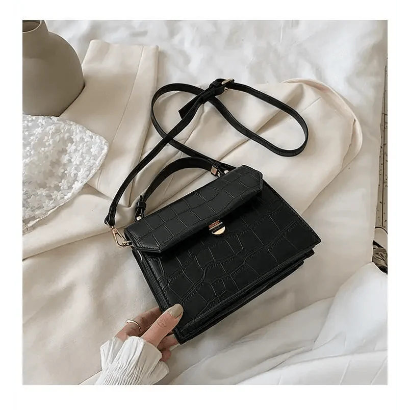 Luxury Snow White Crossbody Bags For Women And Girls Small PU Leather Handbag - Ladies Designer Evening Bags