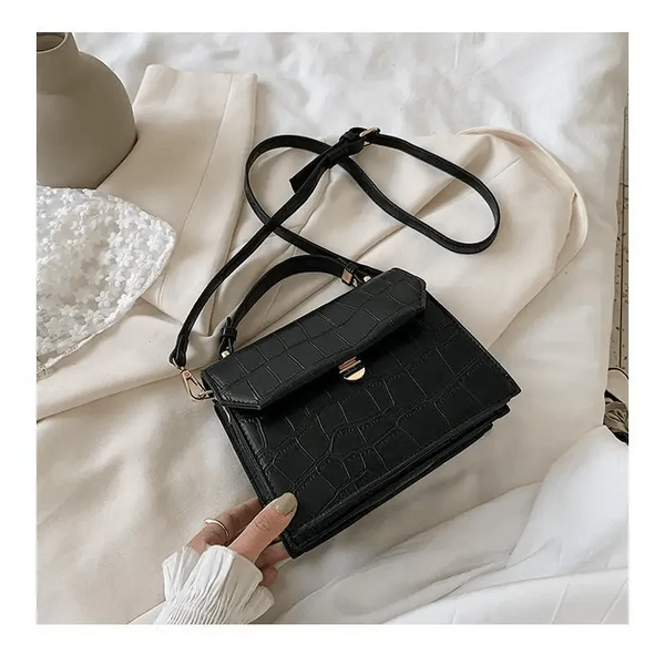 Luxury Snow White Crossbody Bags For Women And Girls Small PU Leather Handbag - Ladies Designer Evening Bags