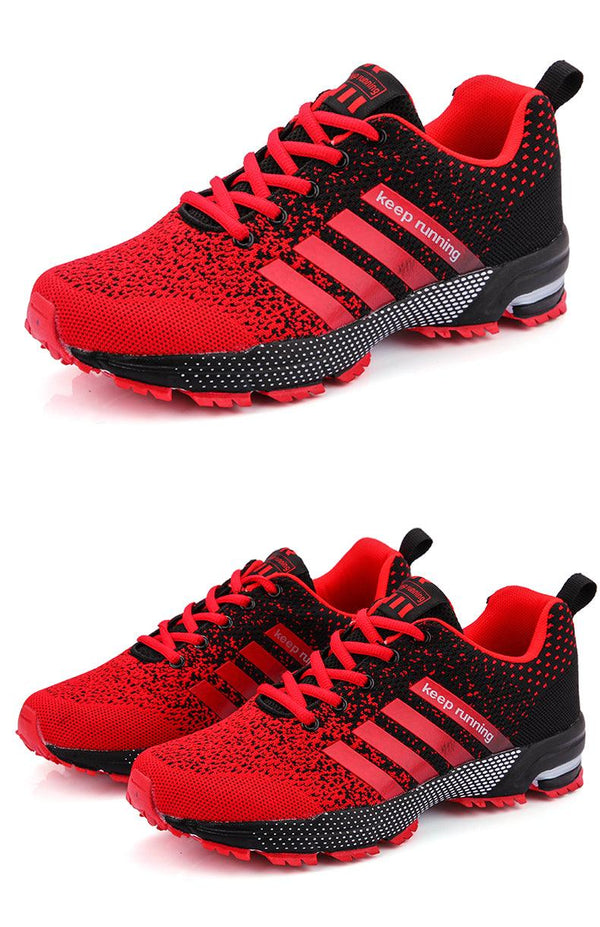 Luxury Sport Mens Sneakers Mesh Breathable Casual Men Shoes Comfortable Non-Slip Shock Absorption Light Outdoor Walking Comfortable Running Sneakers