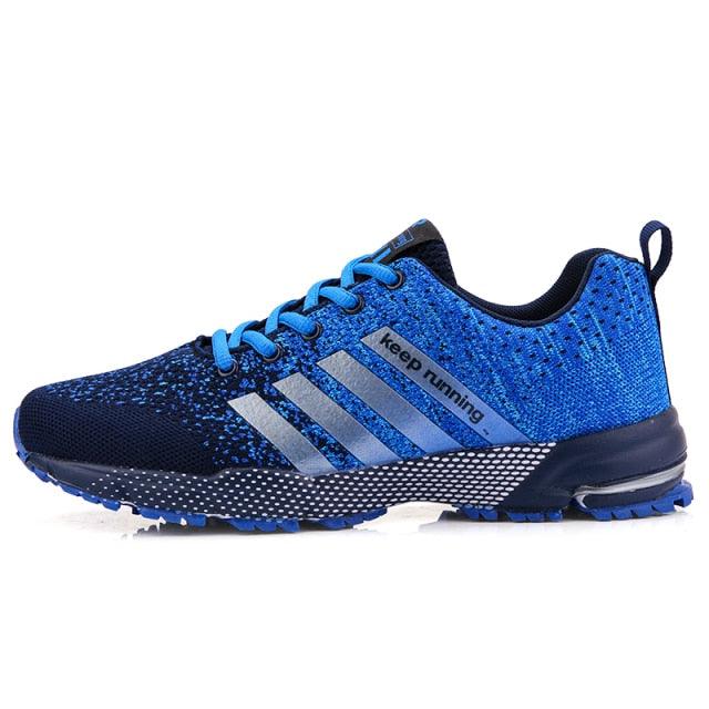Luxury Sport Mens Sneakers Mesh Breathable Casual Men Shoes Comfortable Non-Slip Shock Absorption Light Outdoor Walking Comfortable Running Sneakers